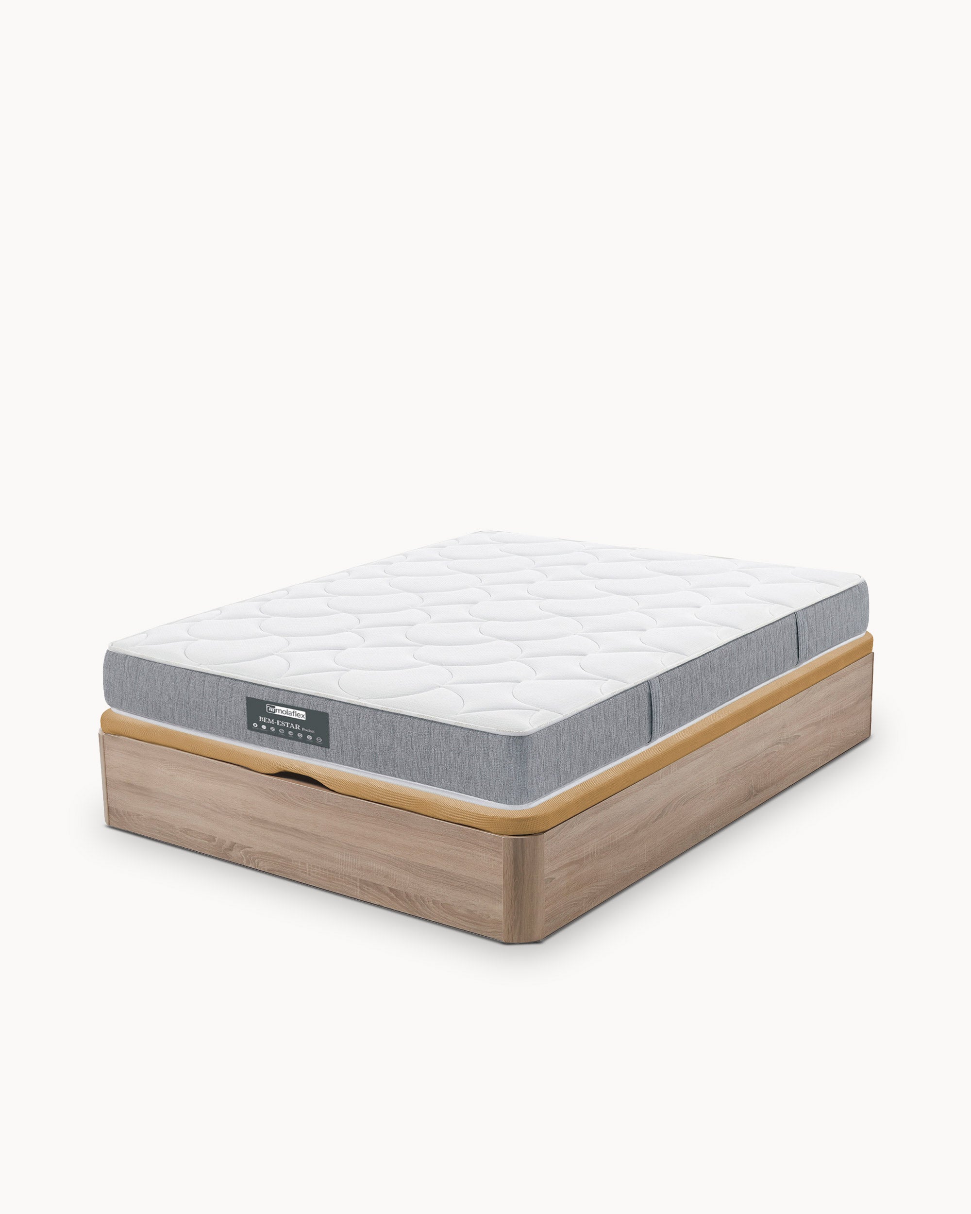 CASINO BOX lift-up base pack + MOLAFLEX BEM-ESTAR POCKET mattress