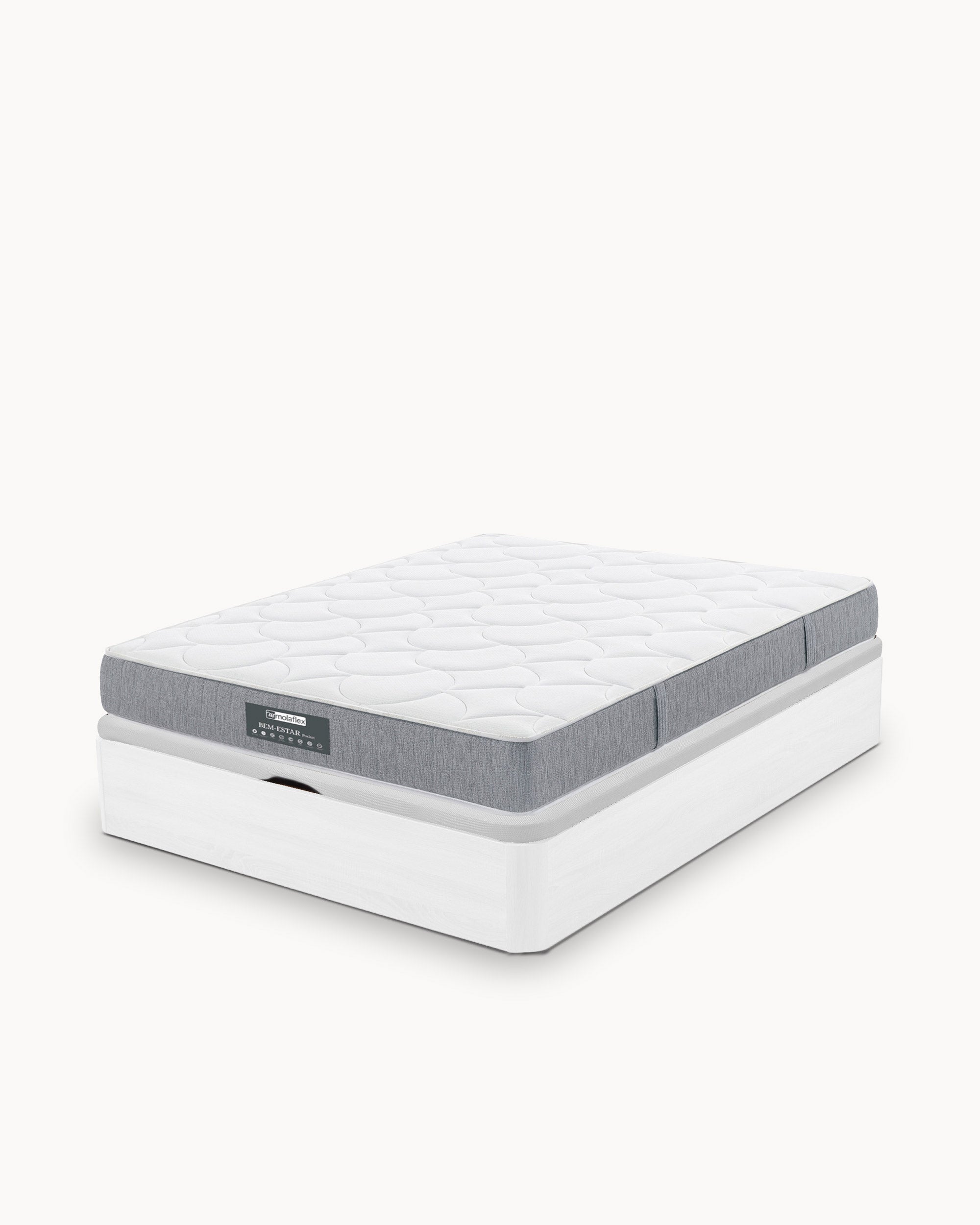 CASINO BOX lift-up base pack + MOLAFLEX BEM-ESTAR POCKET mattress