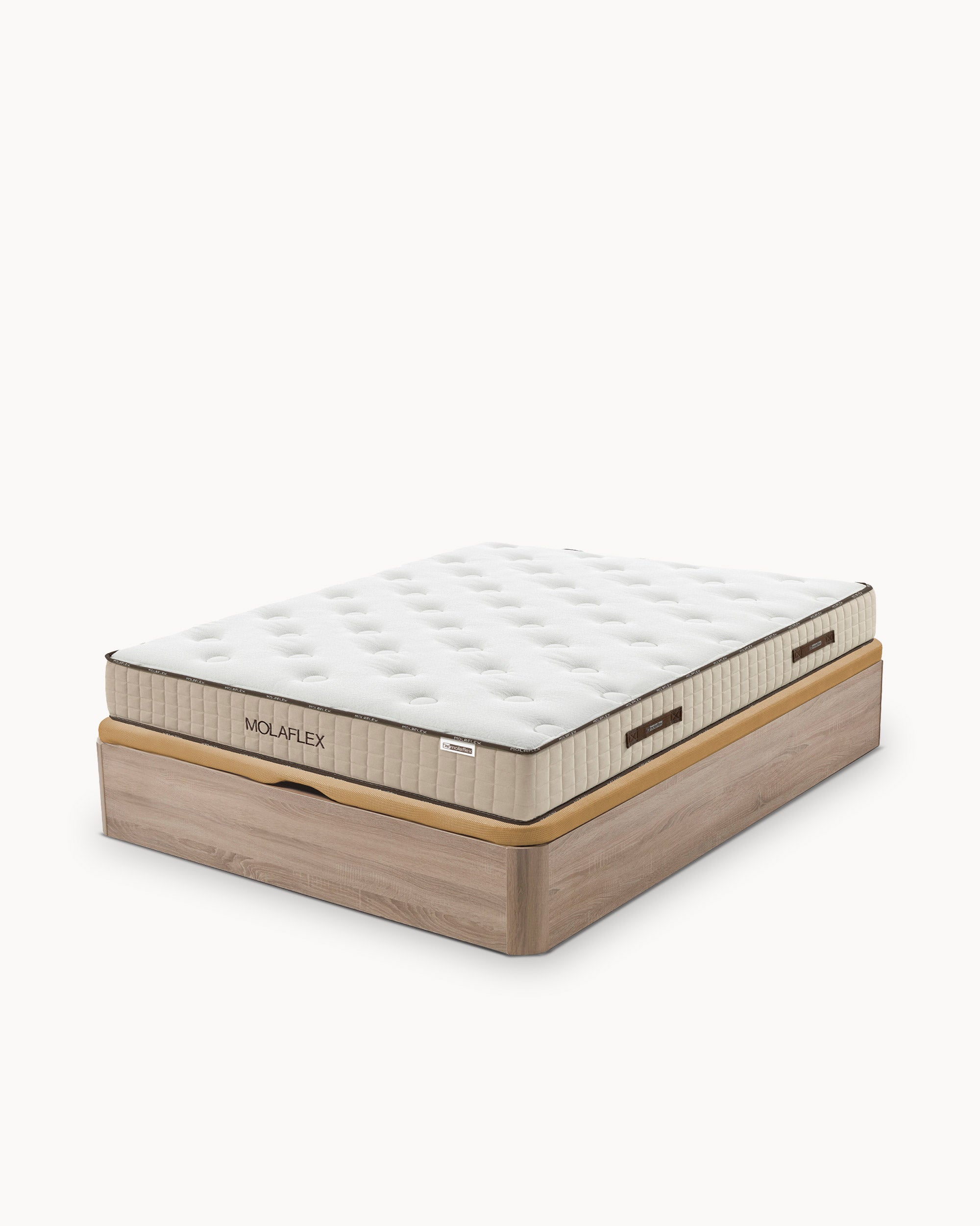 CASINO BOX lift-up divan bed set + MOLAFLEX BEM-ESTAR VISCO POCKET mattress