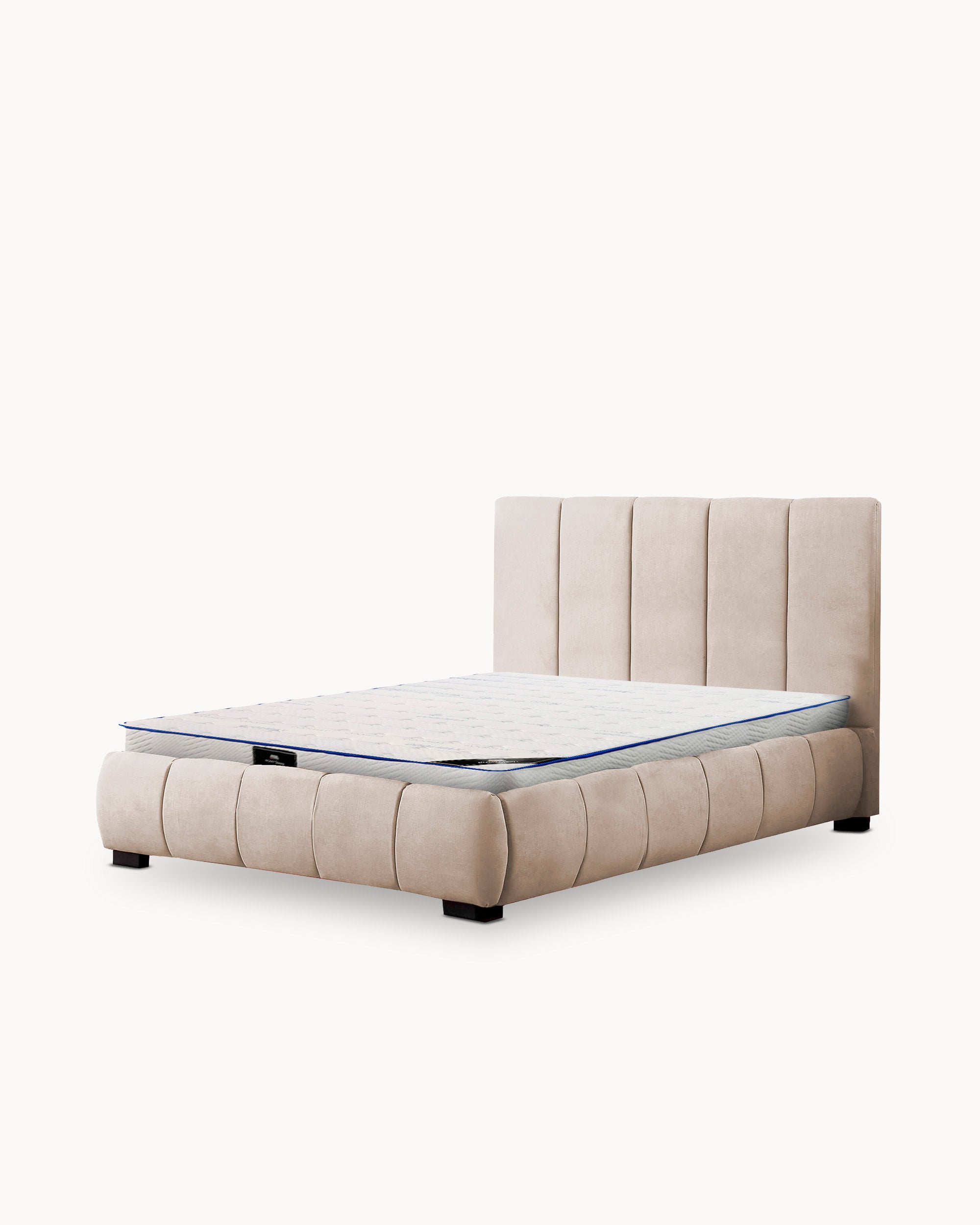 Pack cama de casal ALBERTO II + colchão SPRING ROLLER