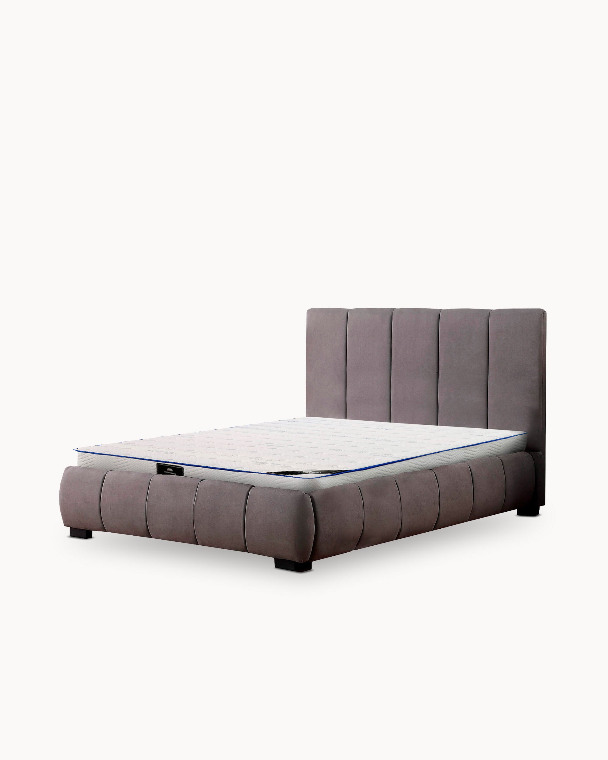 Pack cama de casal ALBERTO II + colchão SPRING ROLLER