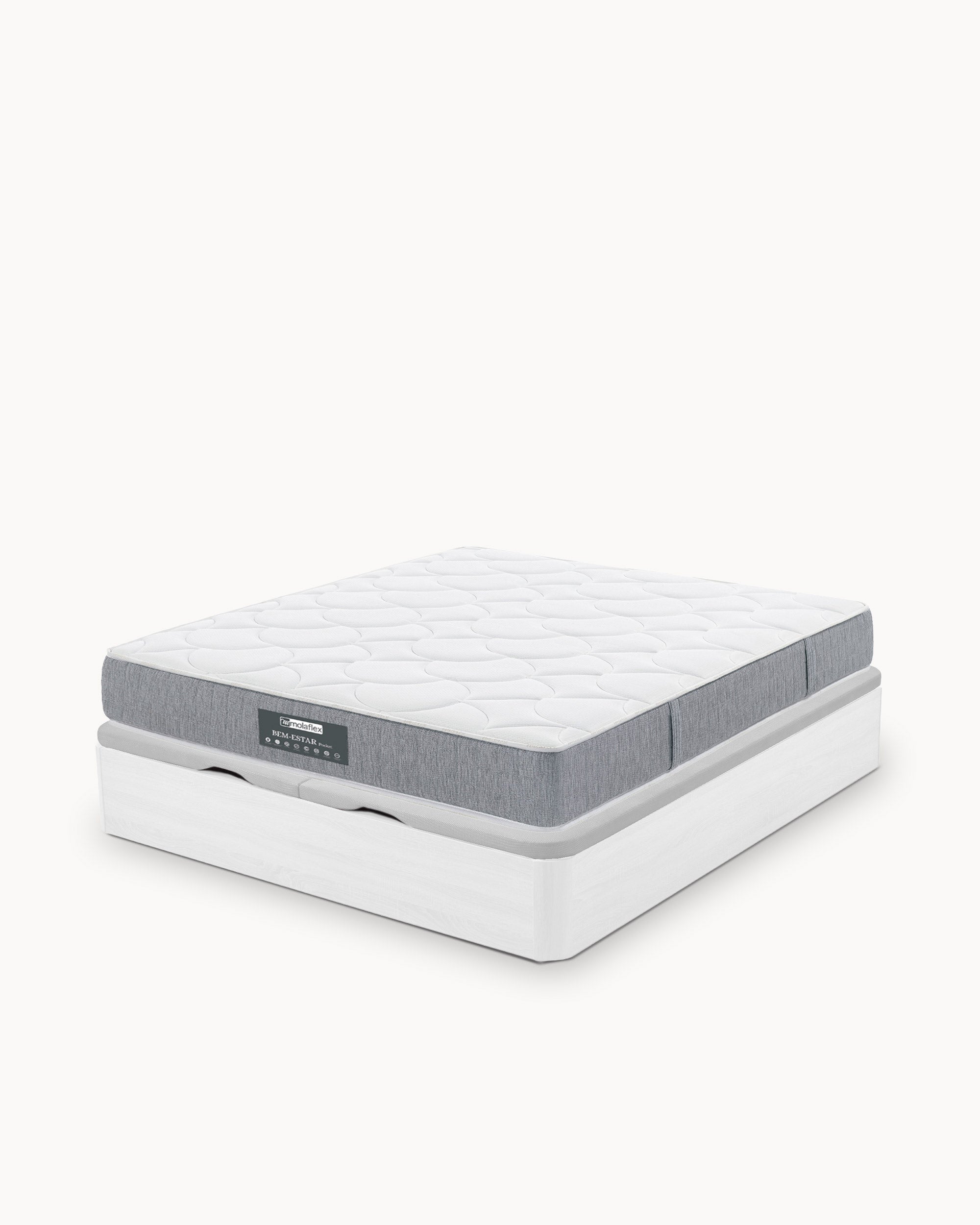 CASINO BOX lift-up base pack + MOLAFLEX BEM-ESTAR POCKET mattress