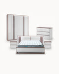 Pack quarto de casal PESARO com LED