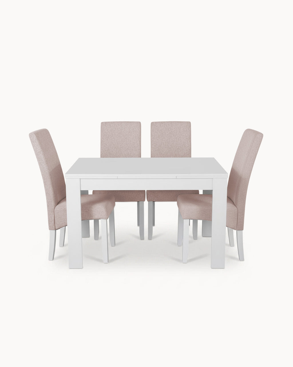 Pack mesa extensível BUDAPESTE + 4 cadeiras DALAS