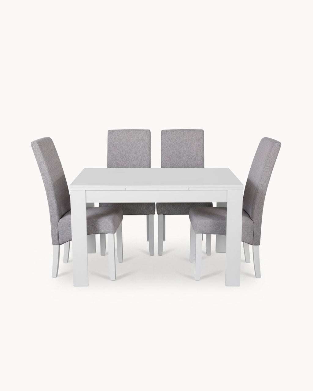 Pack mesa extensível BUDAPESTE + 4 cadeiras DALAS