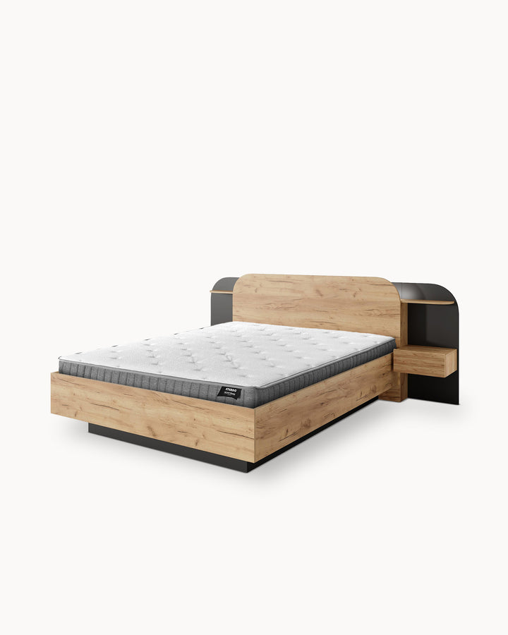Pack cama de casal DORIAN + Colchão HOMYSLEEP ETERNO