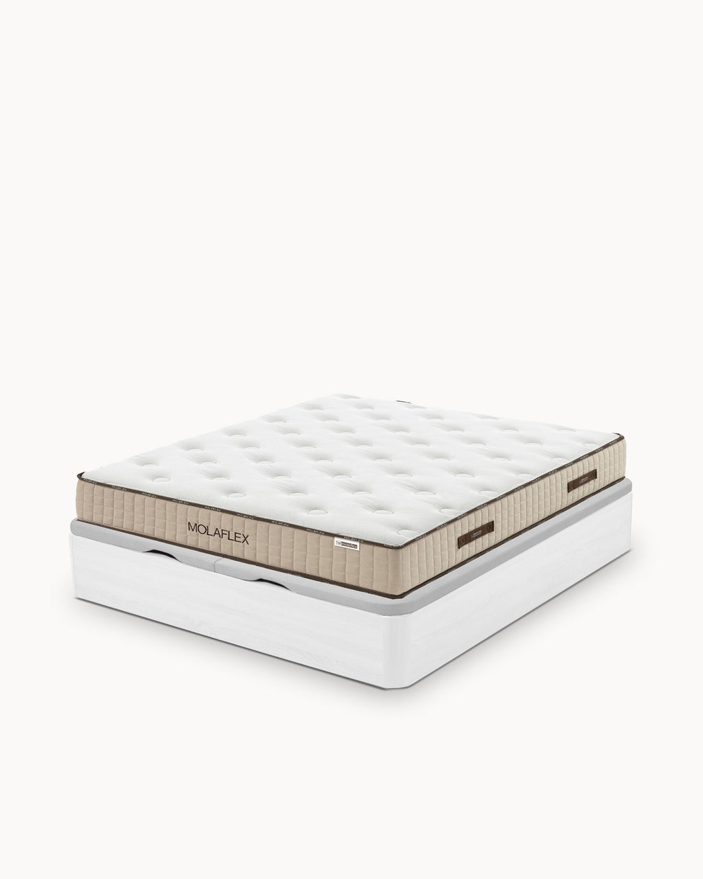 CASINO BOX lift-up divan bed set + MOLAFLEX BEM-ESTAR VISCO POCKET mattress