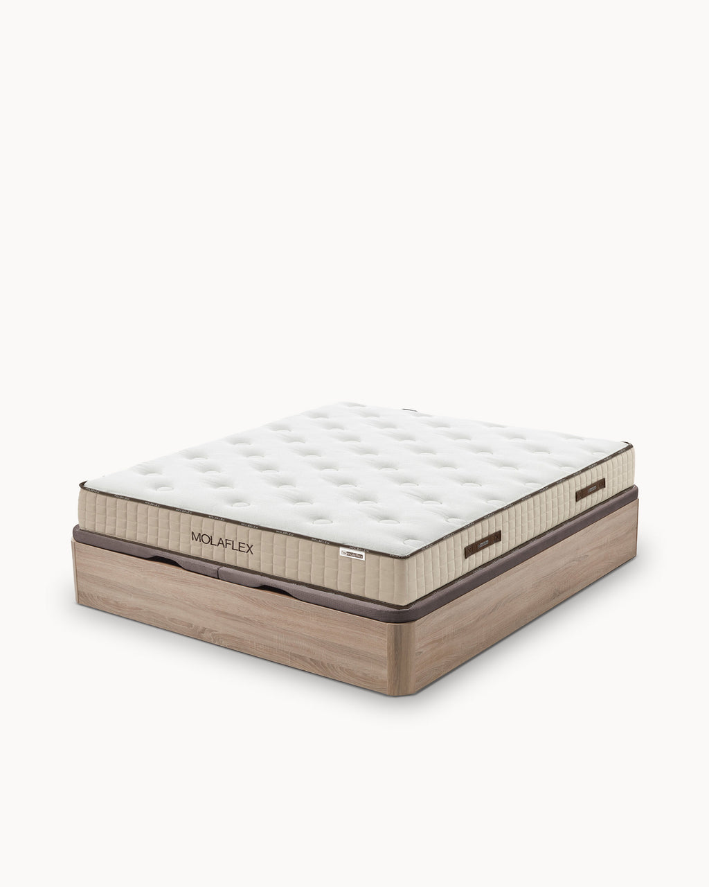 CASINO BOX lift-up divan bed set + MOLAFLEX BEM-ESTAR VISCO POCKET mattress