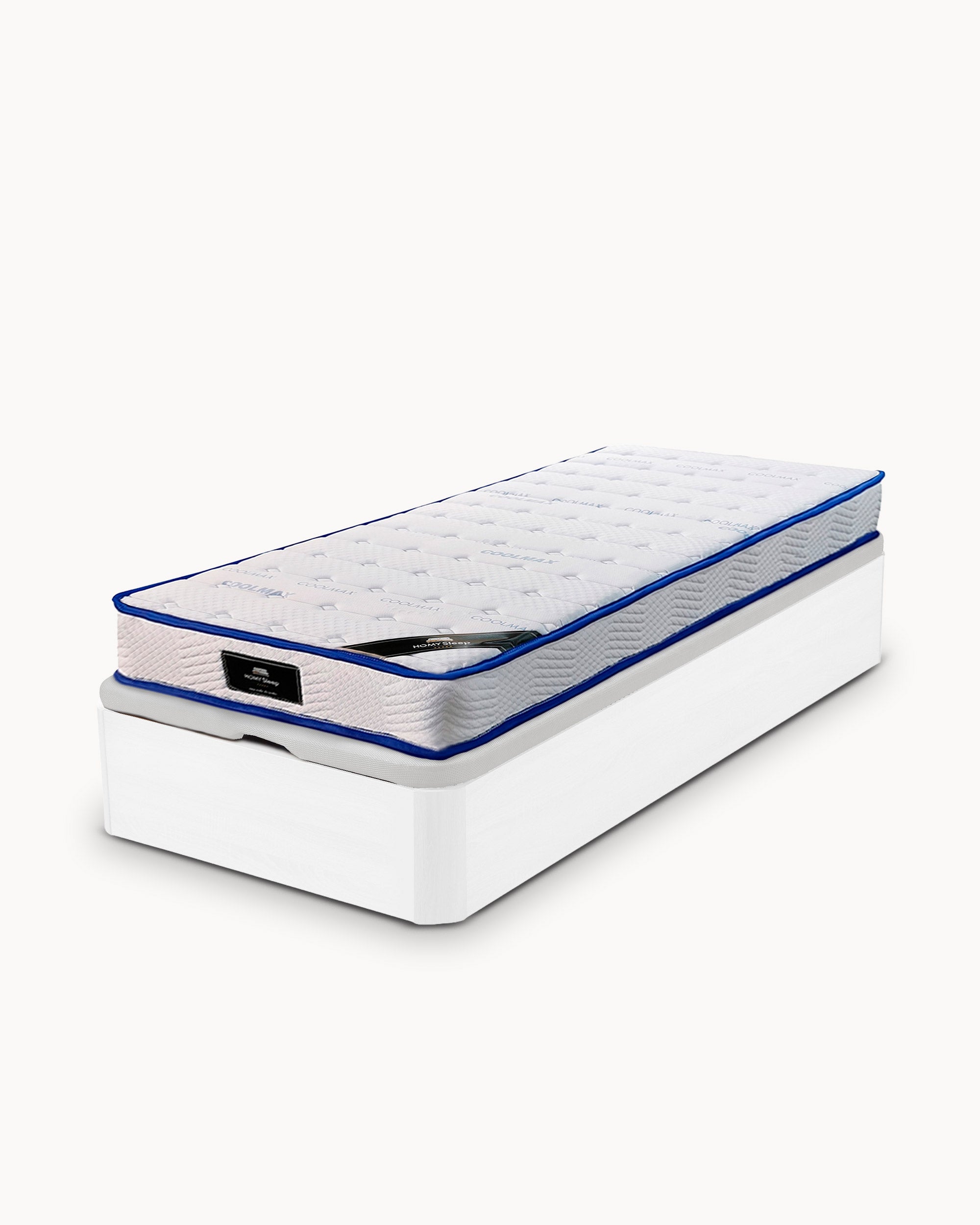 Pack somier individual CASINO BOX + colchón SPRING ROLLER