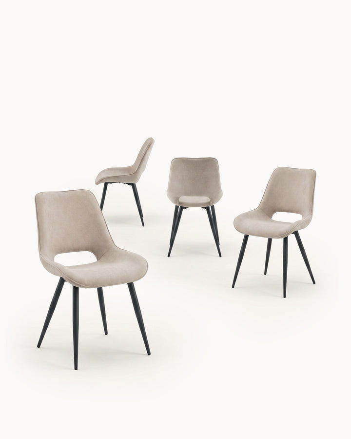 Pack 4 TULL chairs