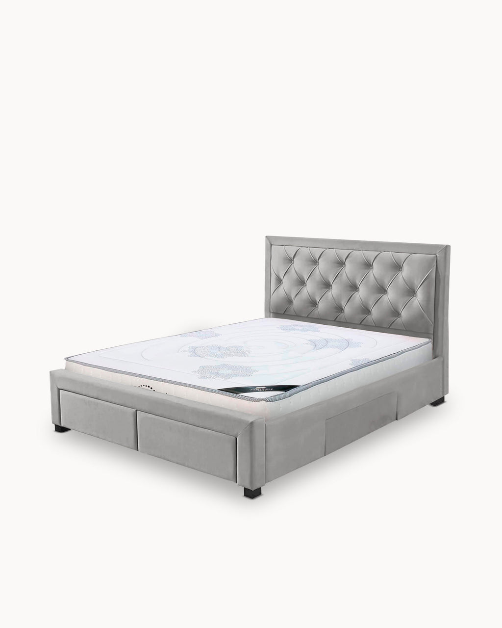 Pack cama de casal BIA + colchão NEW PALACIO