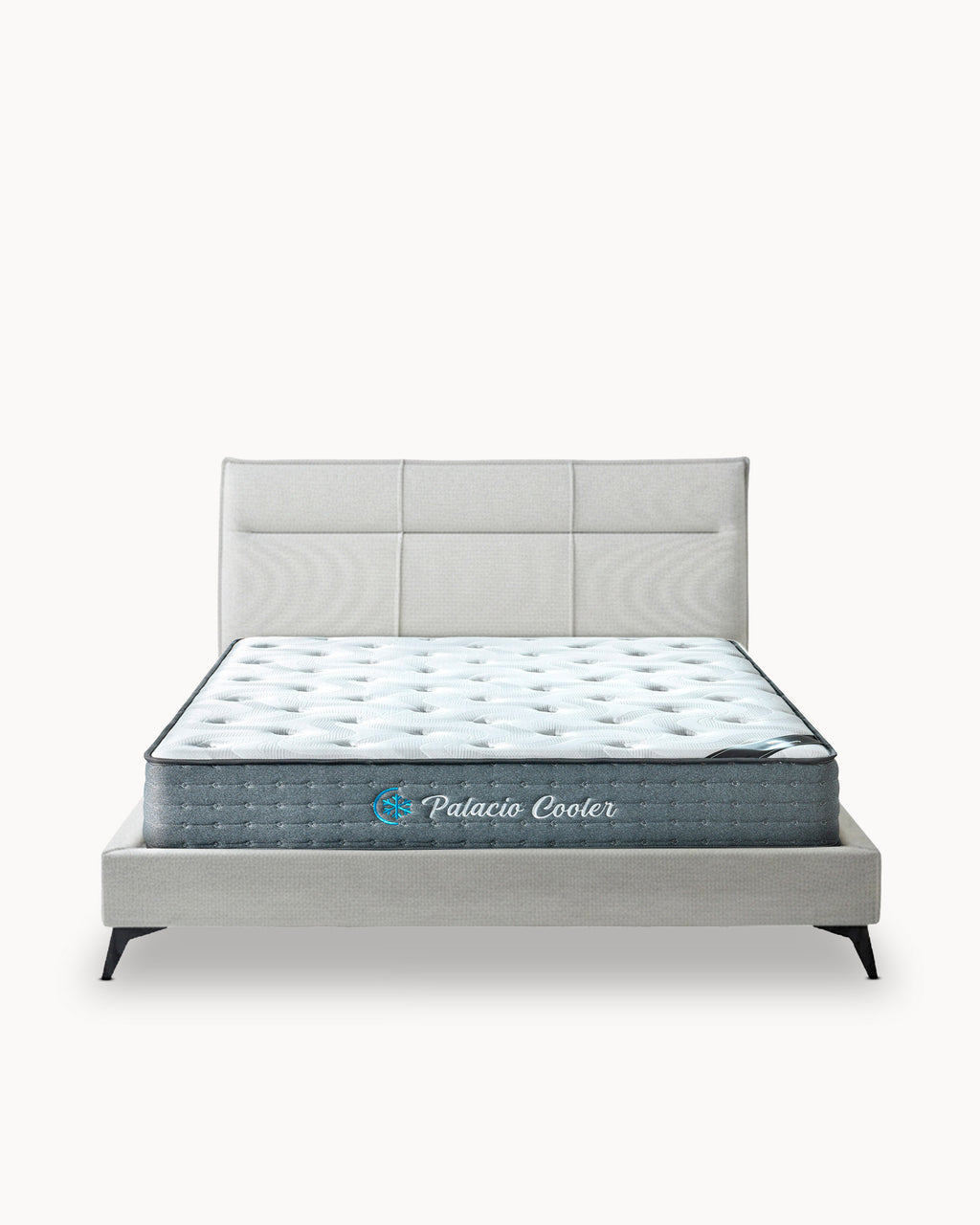 Pack cama de matrimonio DAVIS + Colchón HOMYSLEEP PALACIO COOLER