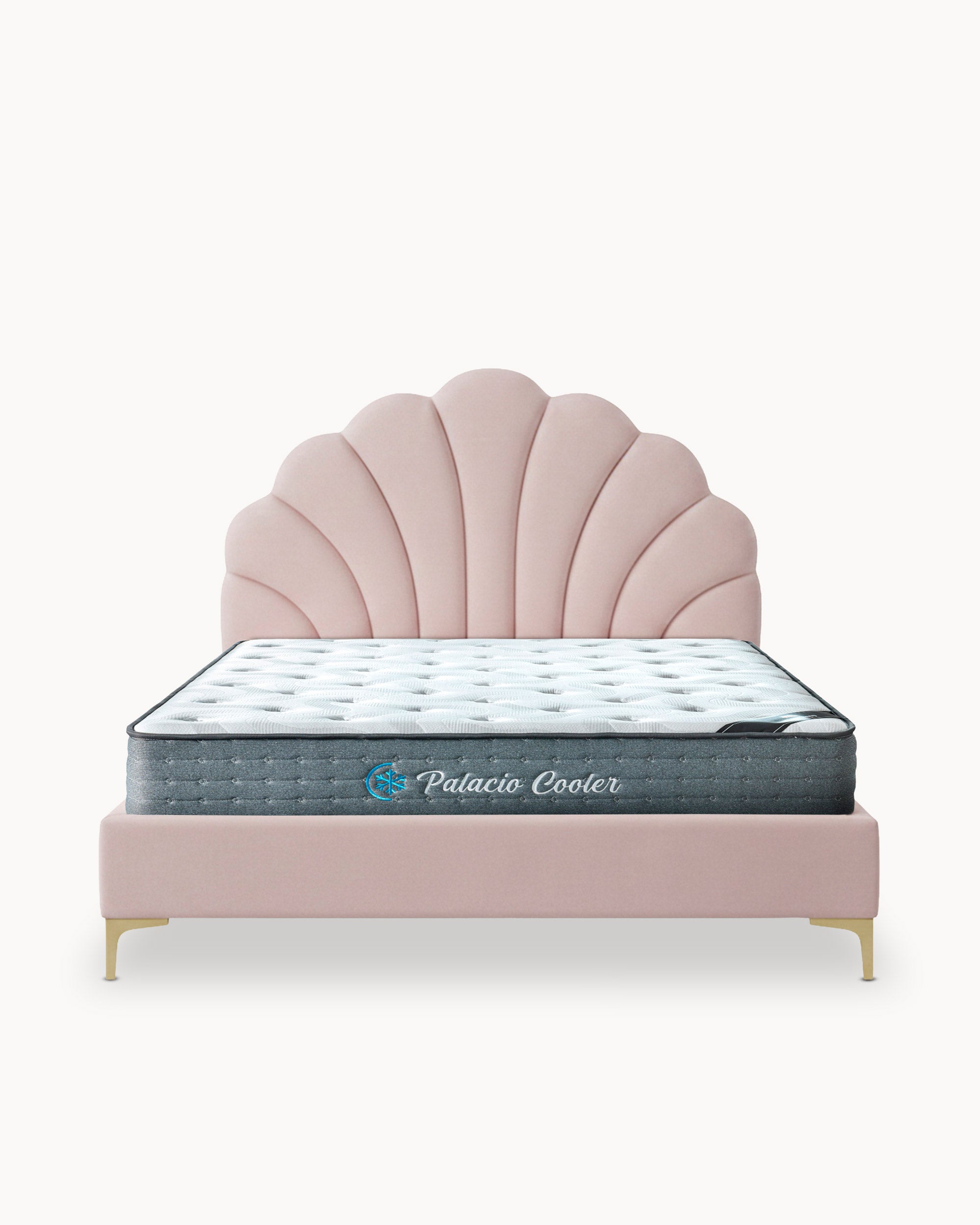 Pack cama de casal FLORA + Colchão HOMYSLEEP PALACIO COOLER