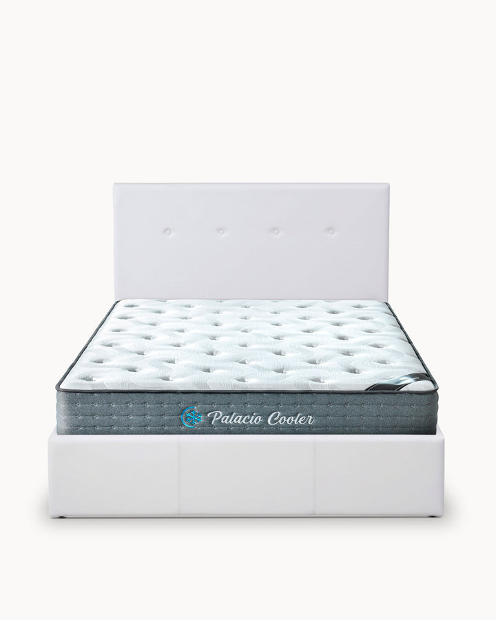 Pack cama de matrimonio BETTY II + Colchón HOMYSLEEP PALACIO COOLER