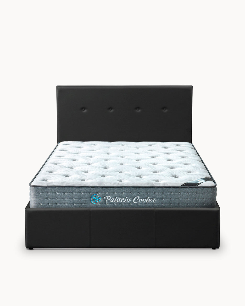 Pack cama de matrimonio BETTY II + Colchón HOMYSLEEP PALACIO COOLER
