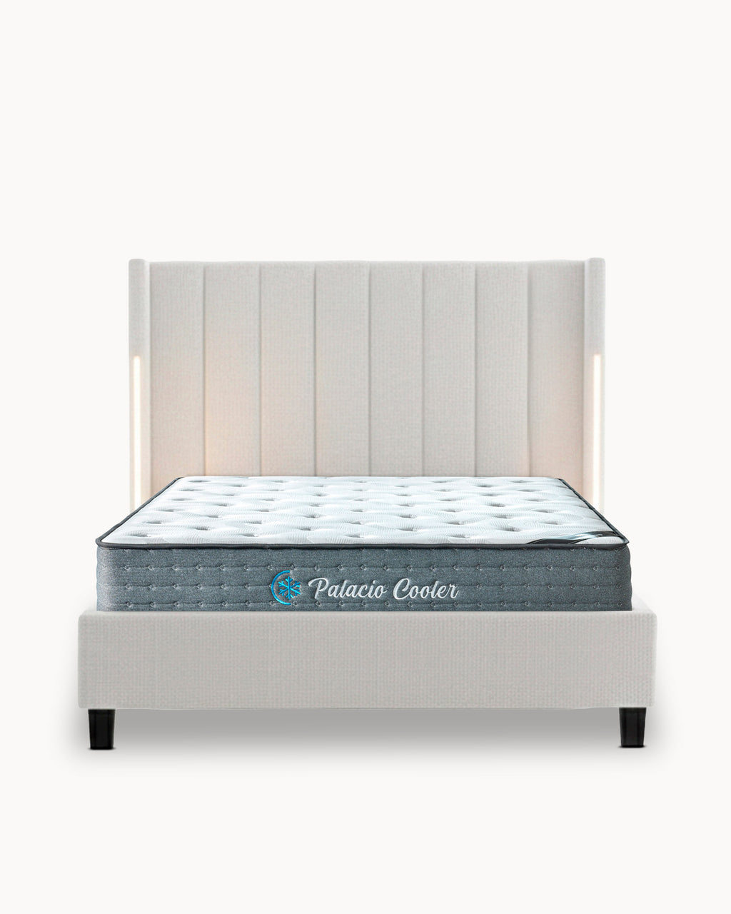 Pack Cama BABYLONE Mrf + Colchón PALACIO COOLER 140x190cm