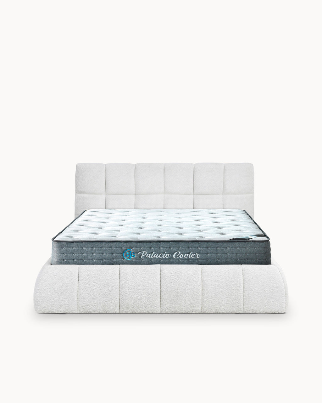 NEWCASTLE lift-up double bed frame + HOMYSLEEP PALACIO COOLER Mattress