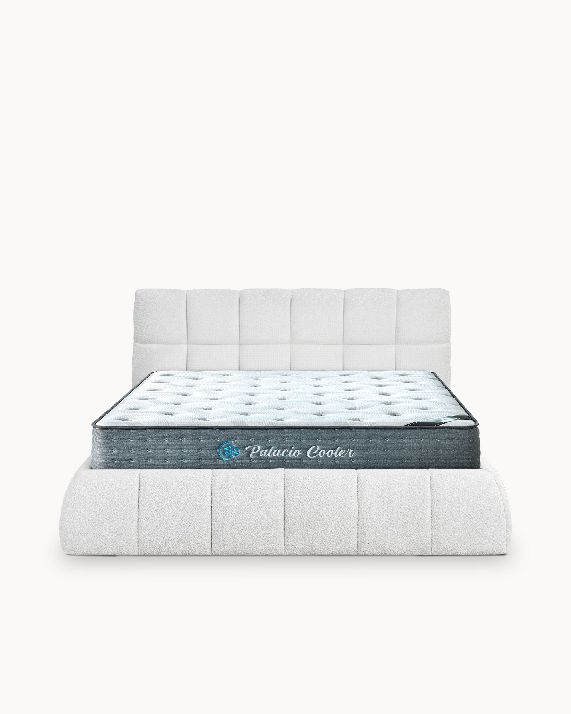 Pack cama de casal elevatória NEWCASTLE + Colchão HOMYSLEEP PALACIO COOLER