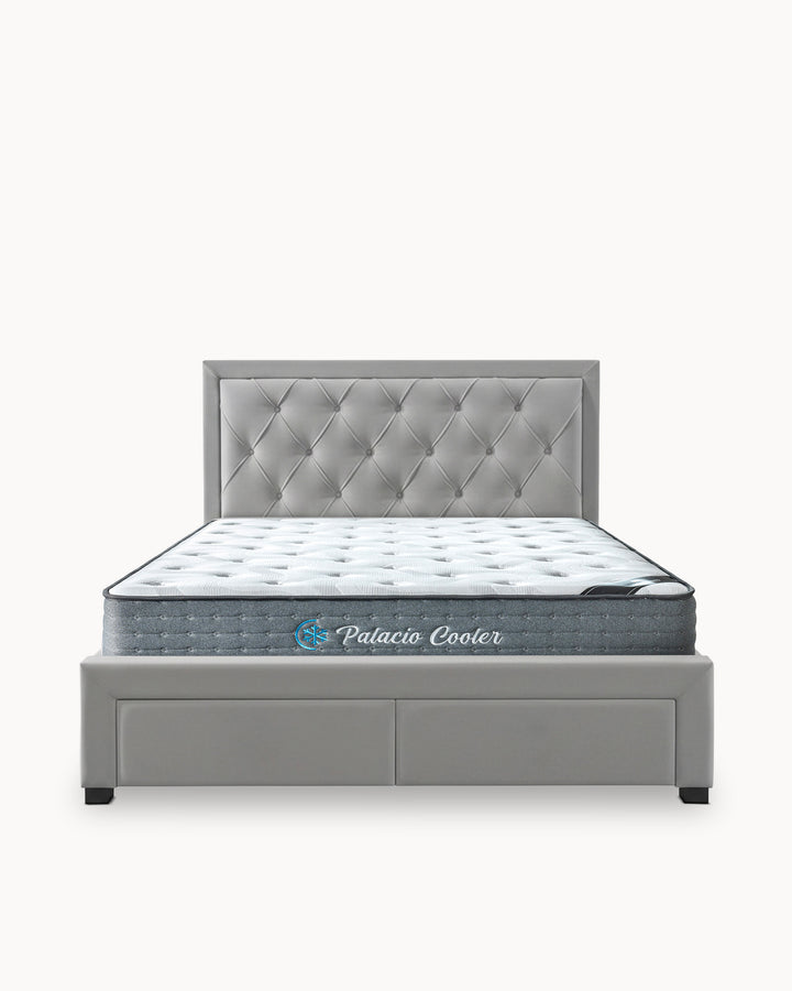 Pack cama de matrimonio BIA + Colchón HOMYSLEEP PALACIO COOLER