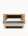 Pack cama de matrimonio ASCALON + Colchón HOMYSLEEP PALACIO COOLER