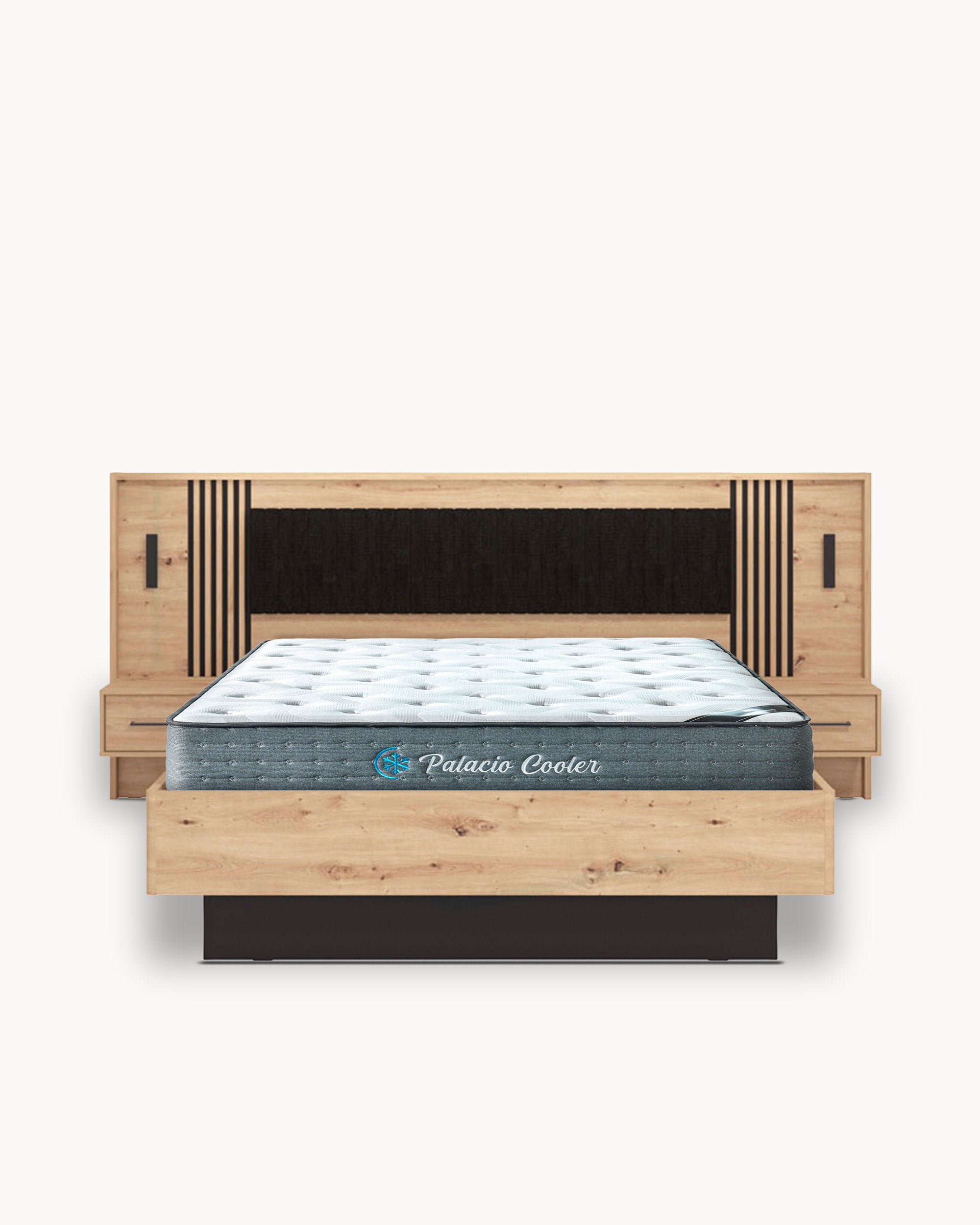 Pack cama de casal ASCALON + Colchão HOMYSLEEP PALACIO COOLER