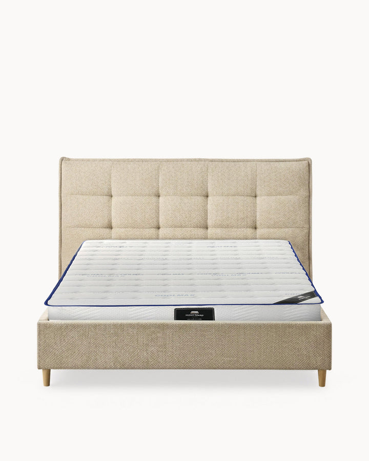 Pack cama de casal PEACH + Colchão HOMYSLEEP SPRING ROLLER