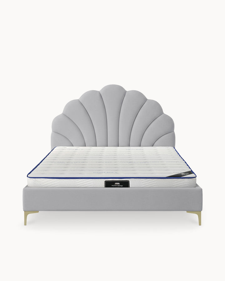 FLORA Double bed frame + HOMYSLEEP SPRING ROLLER Mattress