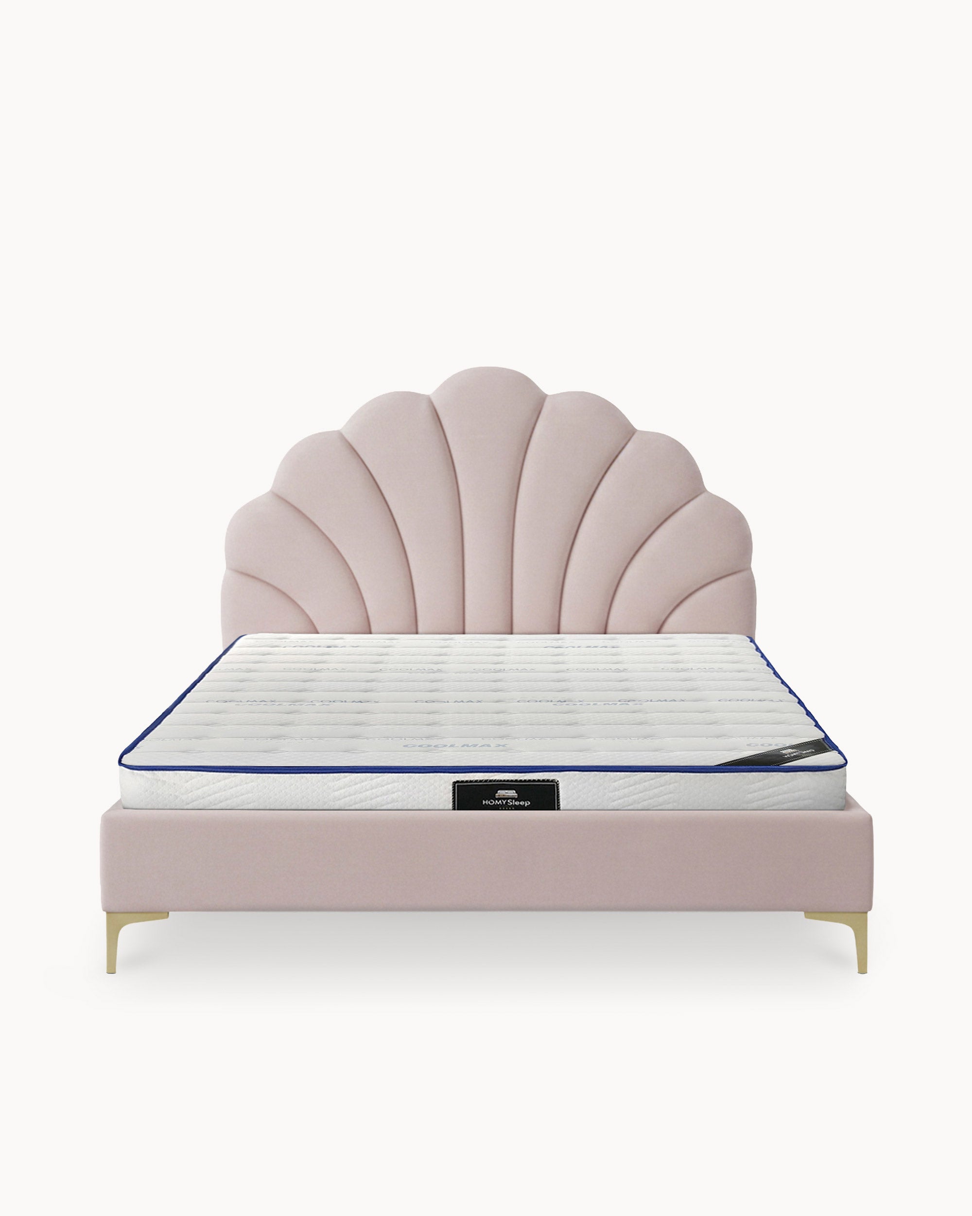 FLORA Double bed frame + HOMYSLEEP SPRING ROLLER Mattress