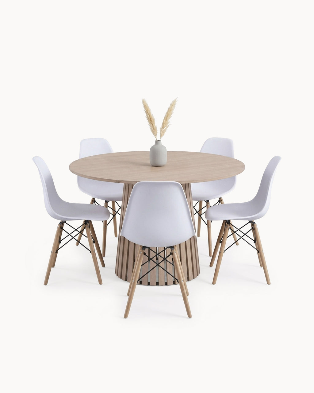 DINA Round Table + 4 DENVER II Chairs Pack