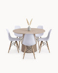 DINA Round Table + 4 DENVER II Chairs Pack
