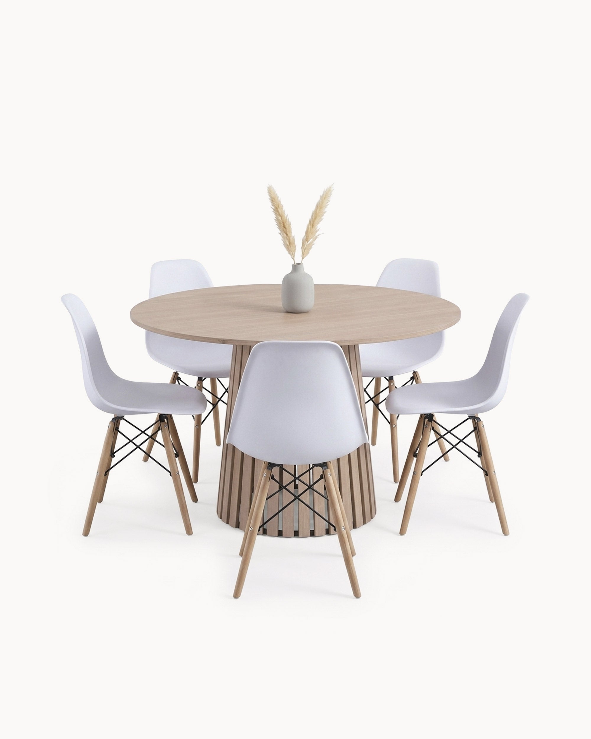 DINA Round Table + 4 DENVER II Chairs Pack
