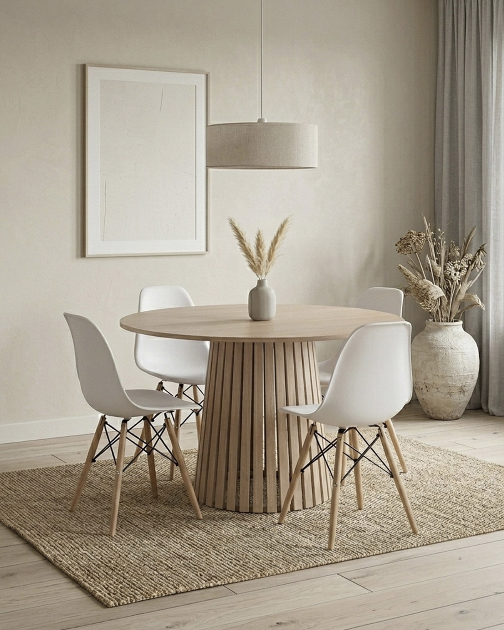 DINA Round Table + 4 DENVER II Chairs Pack