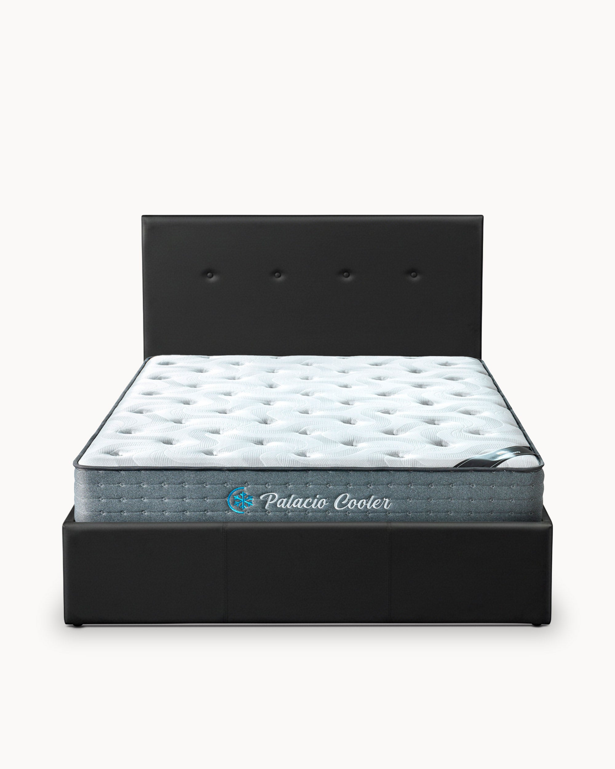 Pack cama de casal BETTY II + Colchão HOMYSLEEP PALACIO COOLER