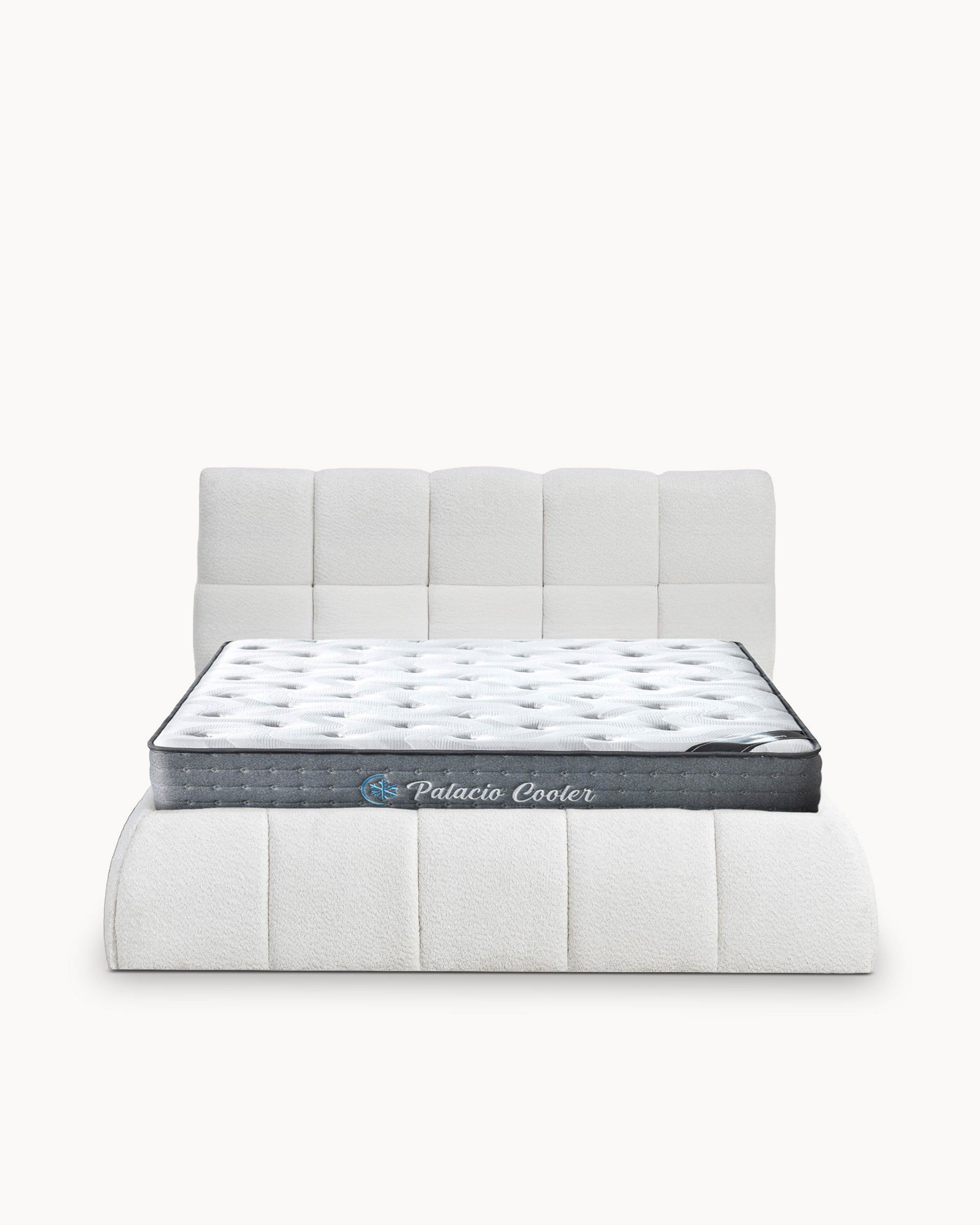 Pack cama de casal elevatória NEWCASTLE + Colchão HOMYSLEEP PALACIO COOLER