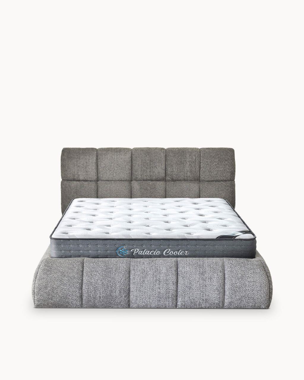 NEWCASTLE lift-up double bed frame + HOMYSLEEP PALACIO COOLER Mattress