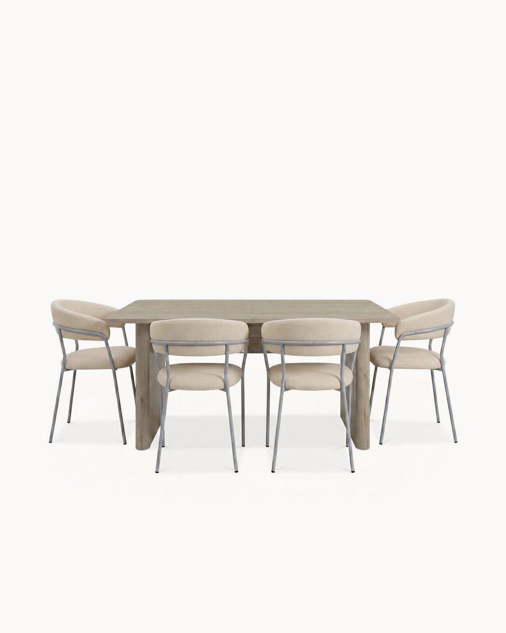 Pack mesa extensible GENF + 4 Sillas ZOLA