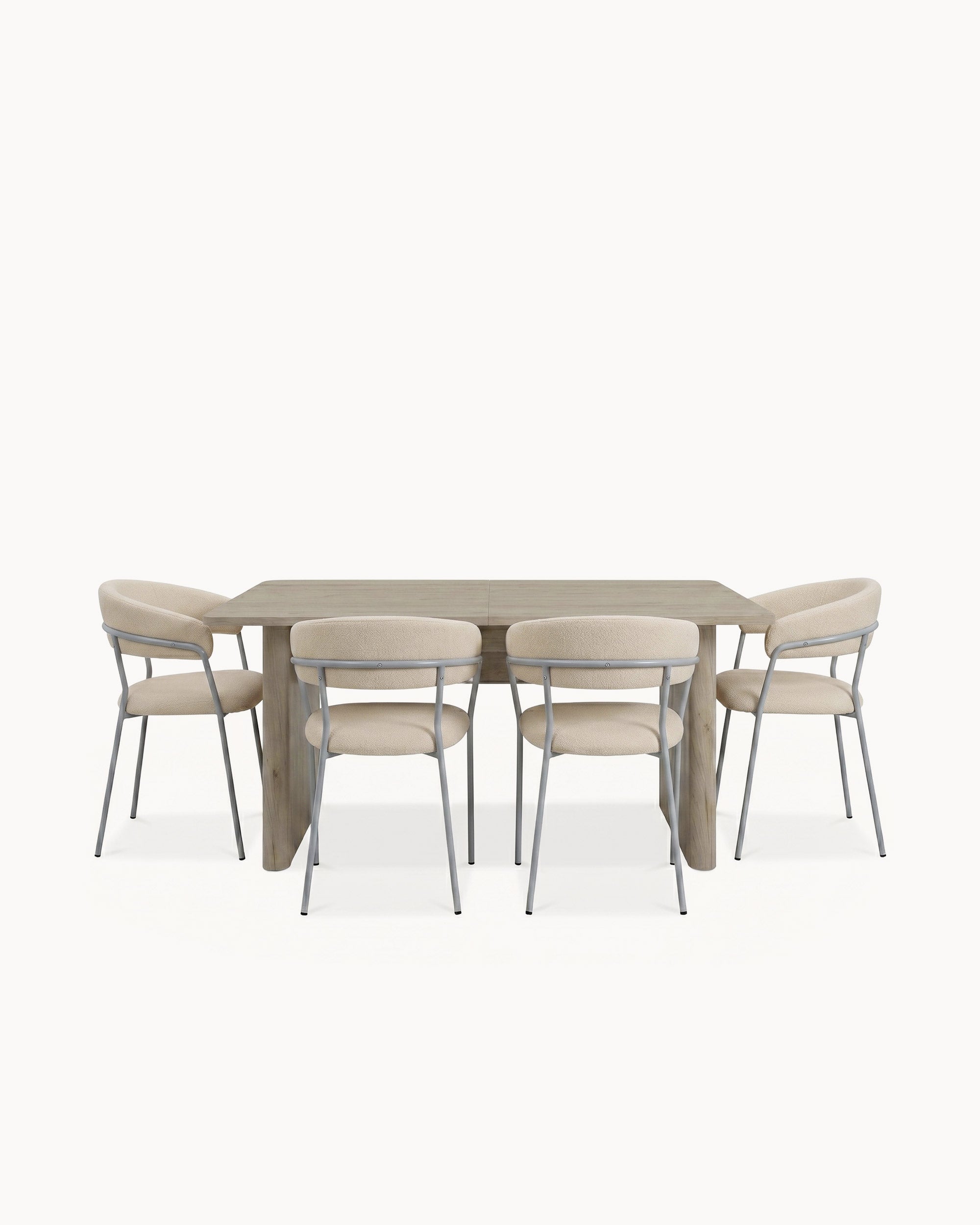 Pack mesa extensible GENF + 4 Sillas ZOLA