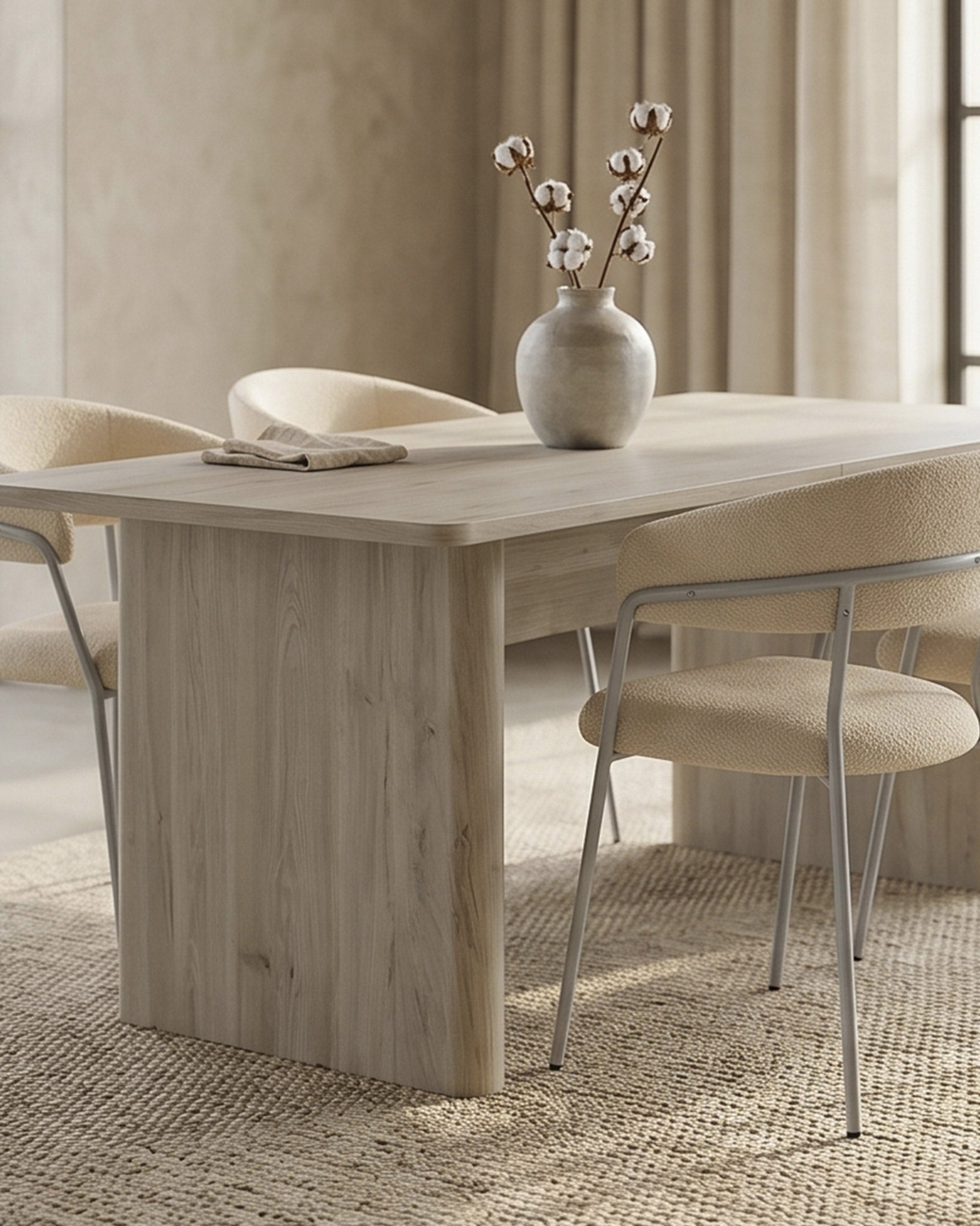 Pack mesa extensible GENF + 4 Sillas ZOLA