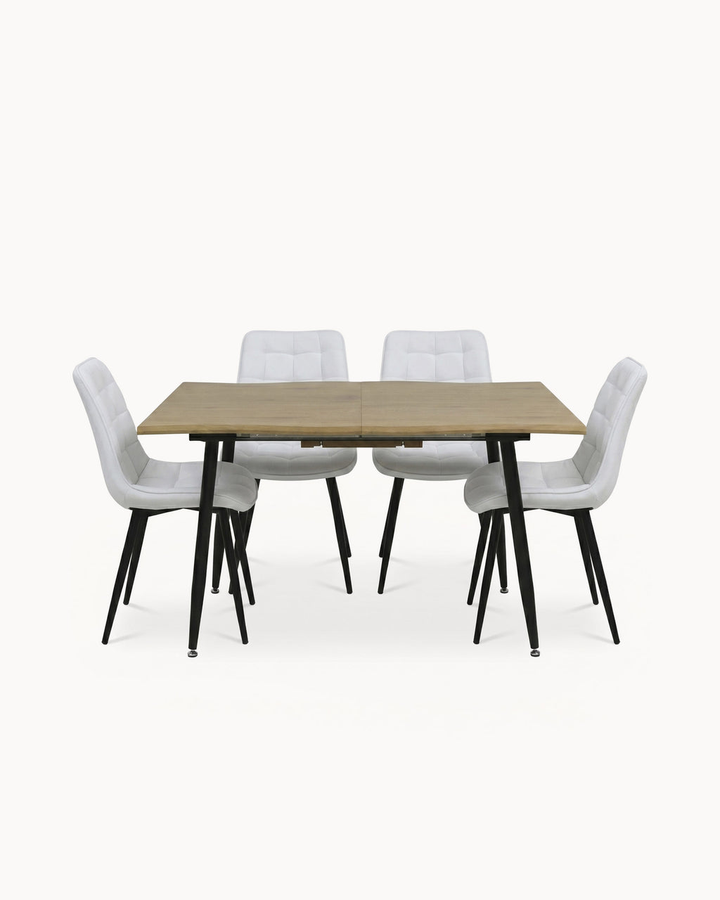 Pack mesa extensible ARISTO + 4 Sillas PRADA