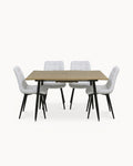 Pack mesa extensible ARISTO + 4 Sillas PRADA