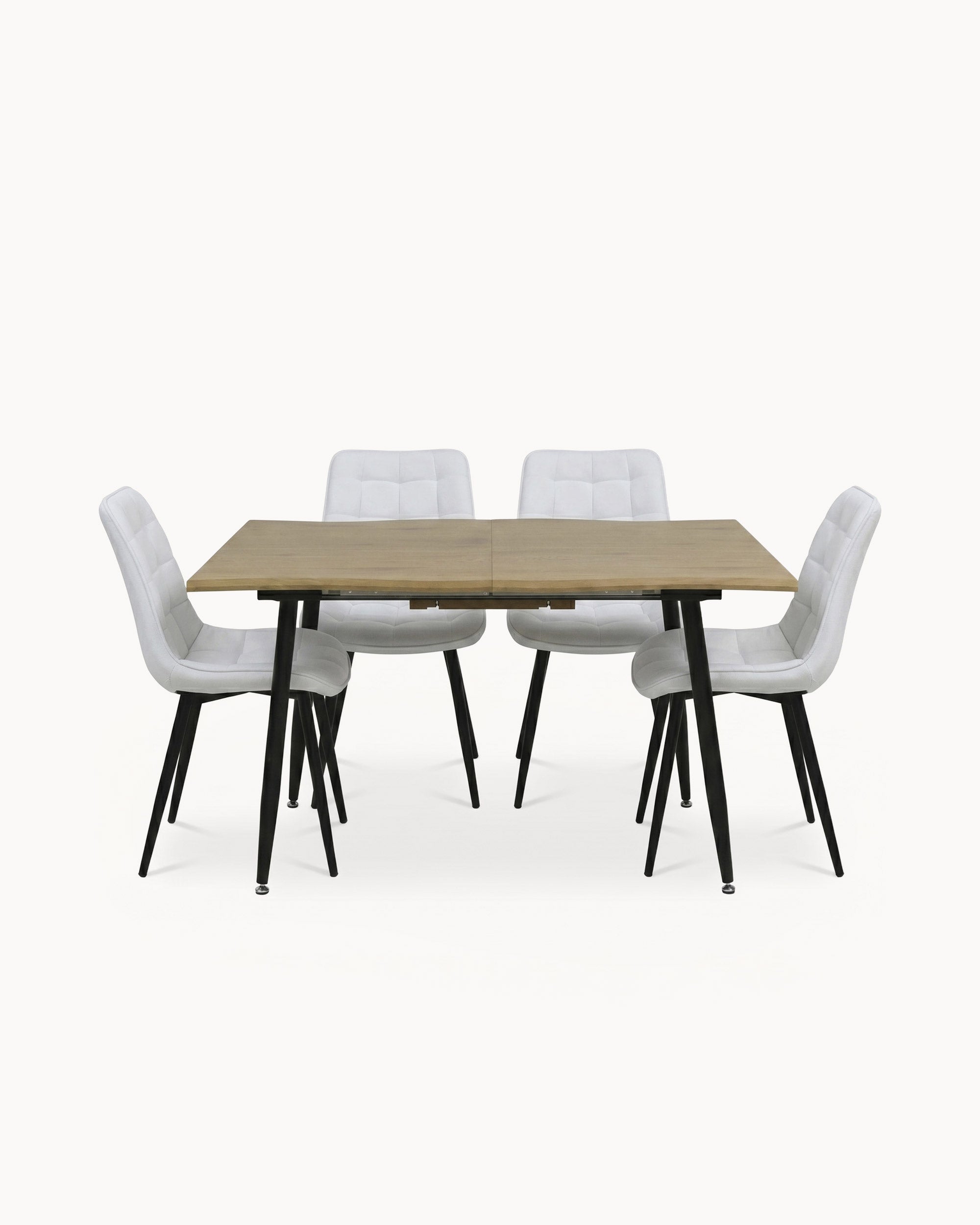 Pack mesa extensible ARISTO + 4 Sillas PRADA