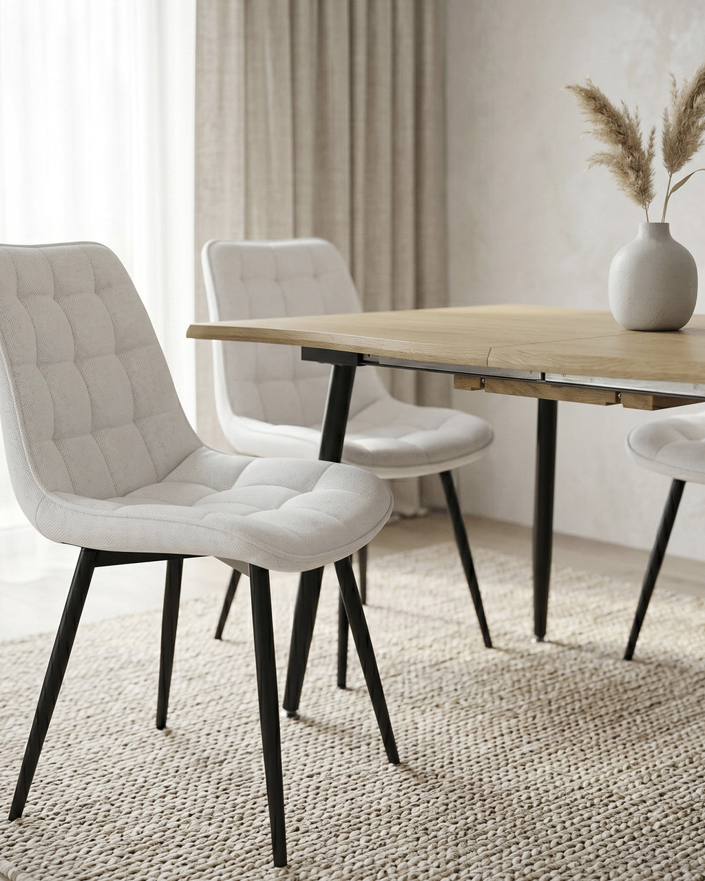 Pack mesa extensible ARISTO + 4 Sillas PRADA