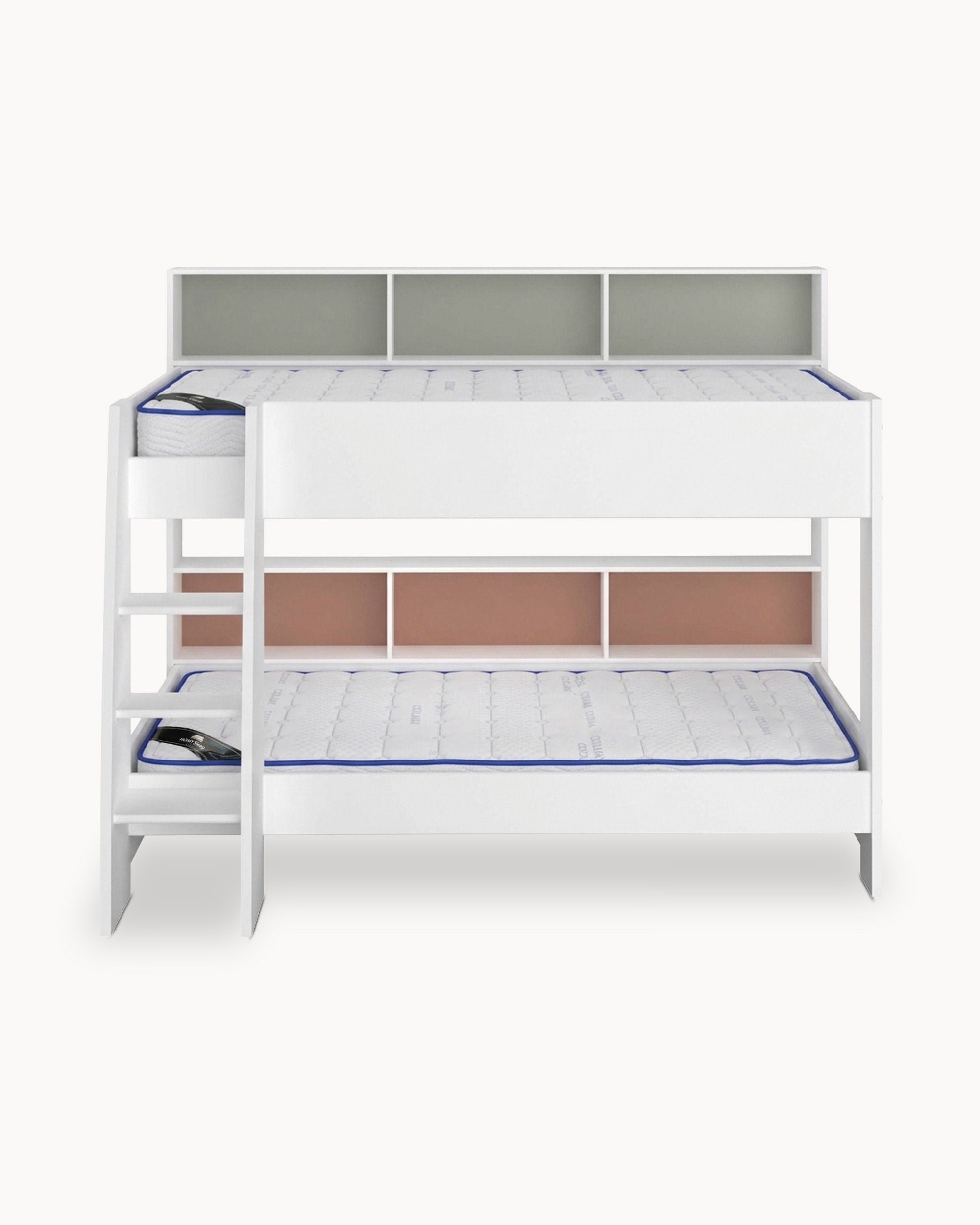 LEON Bunk Bed Pack + 2 HOMYSLEEP SPRING ROLLER Mattresses