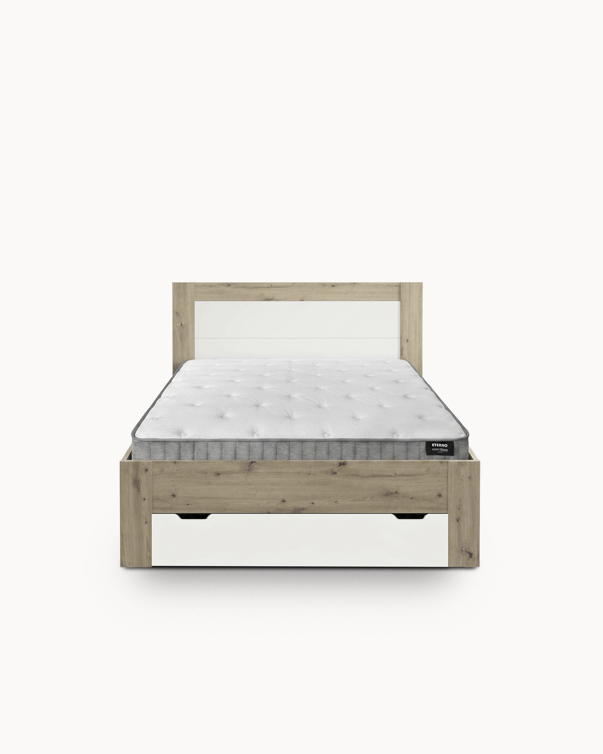 Pack cama de matrimonio CARTENA + Colchón HOMYSLEEP ETERNO