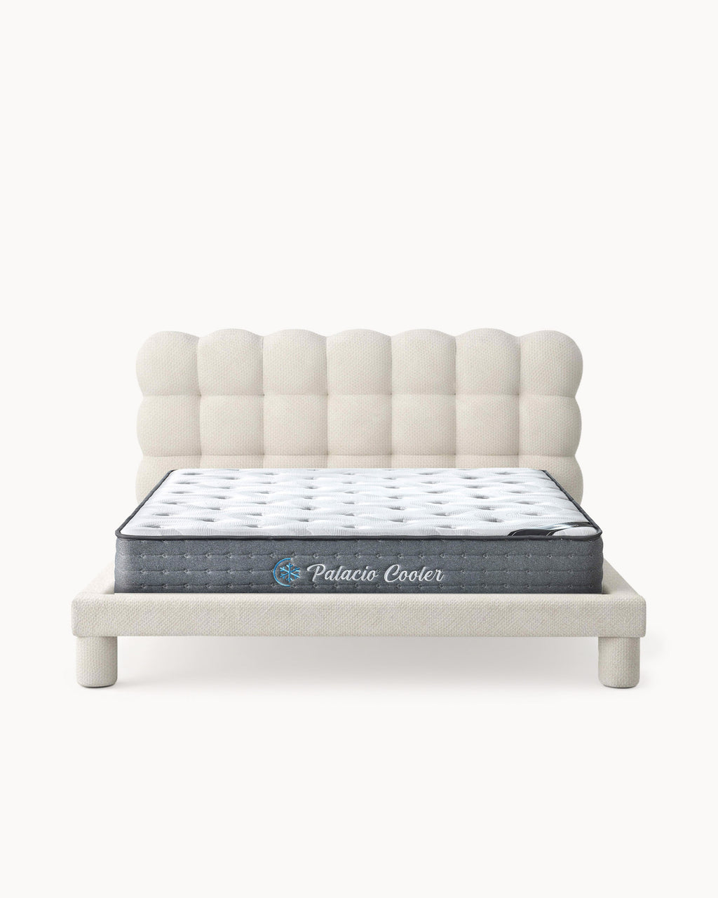 Pack cama de casal LEEDS + Colchão HOMYSLEEP PALACIO COOLER