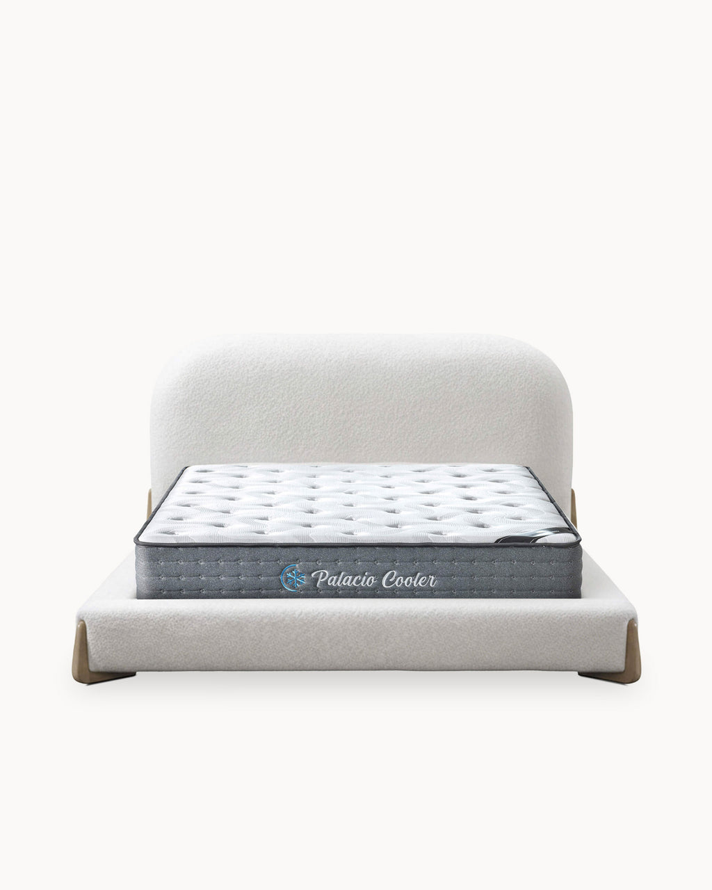 Pack cama de casal MILANO + Colchão HOMYSLEEP PALACIO COOLER