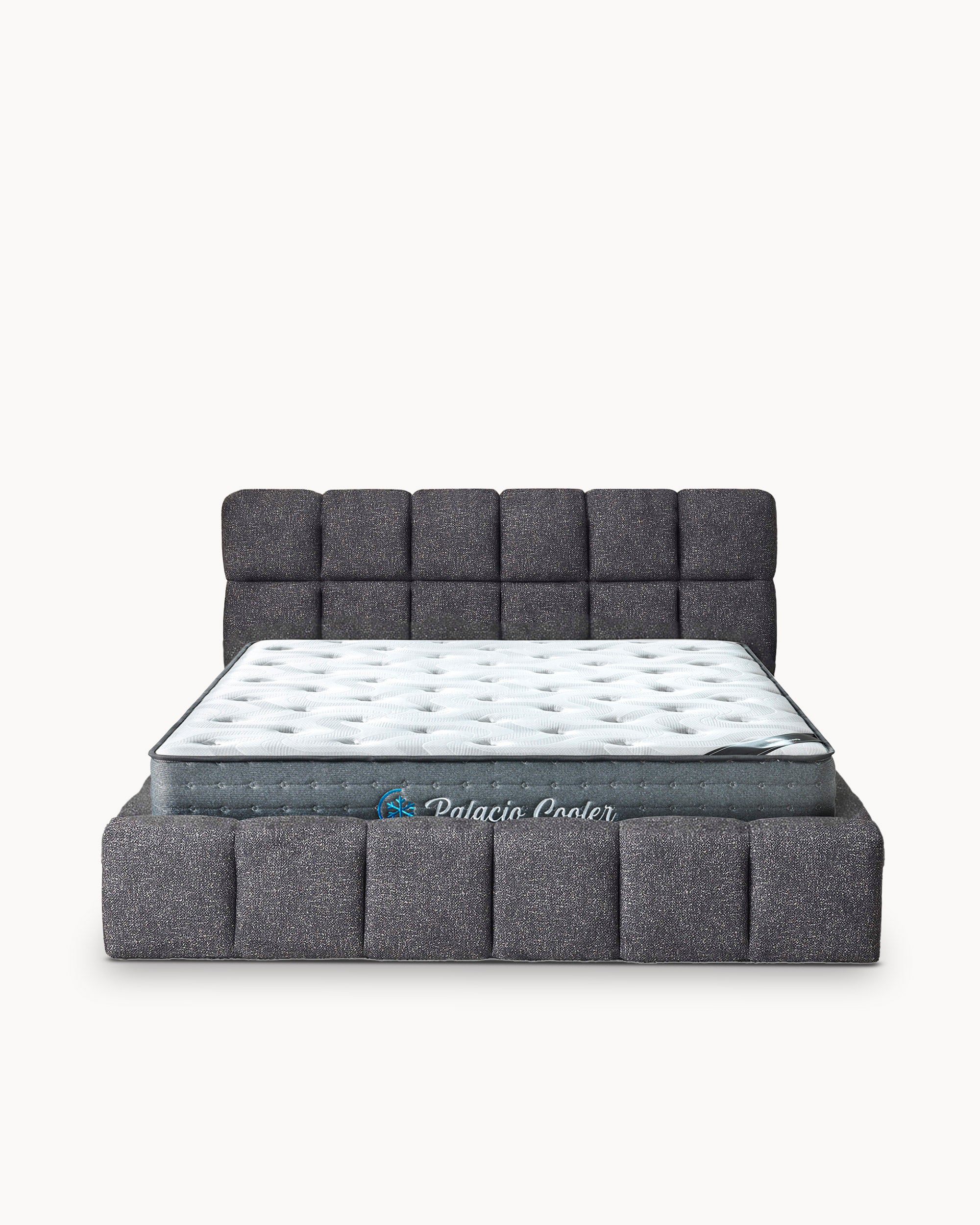 MANCHESTER lift-up double bed frame + HOMYSLEEP PALACIO COOLER mattress