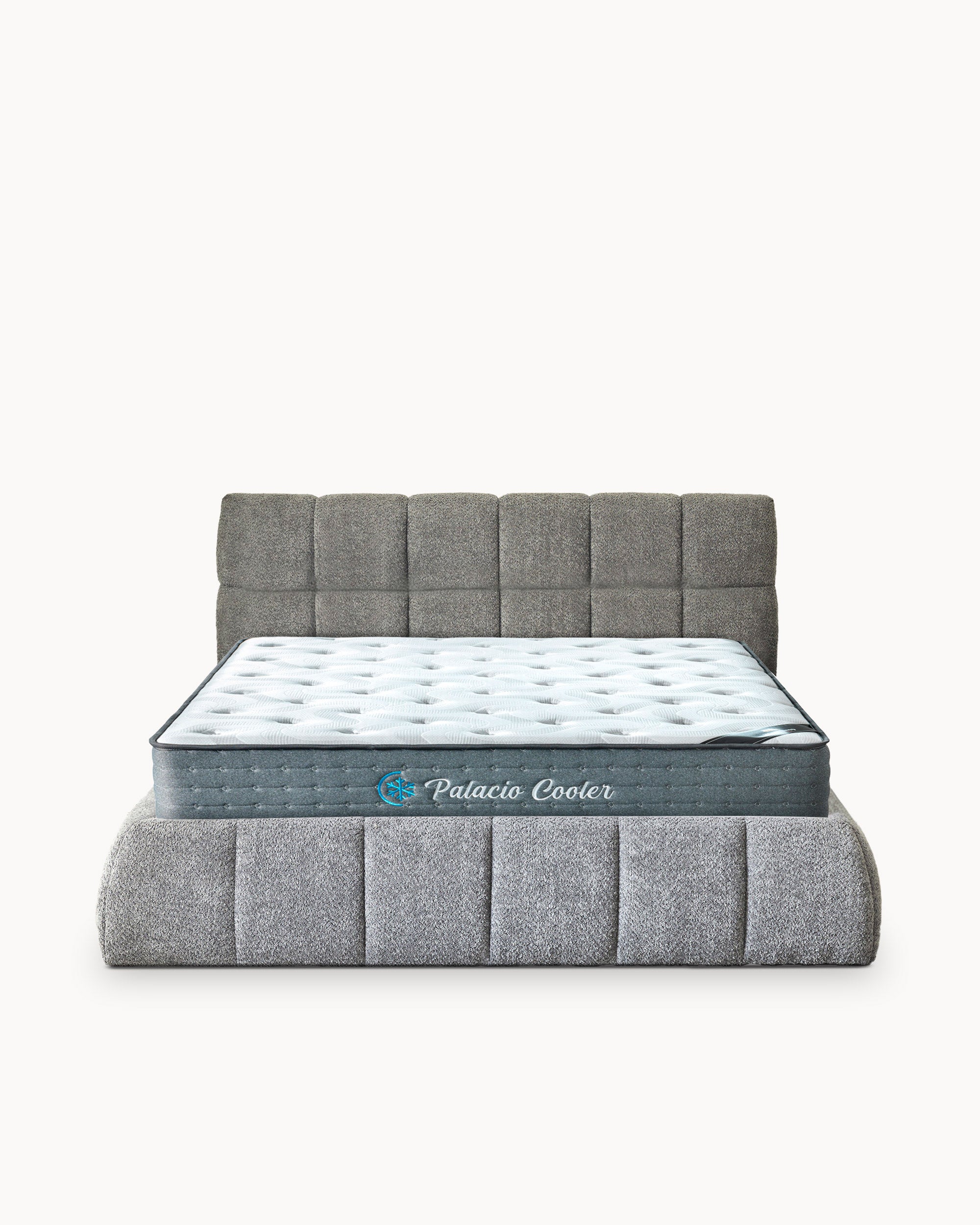 Pack cama de casal elevatória NEWCASTLE + Colchão HOMYSLEEP PALACIO COOLER
