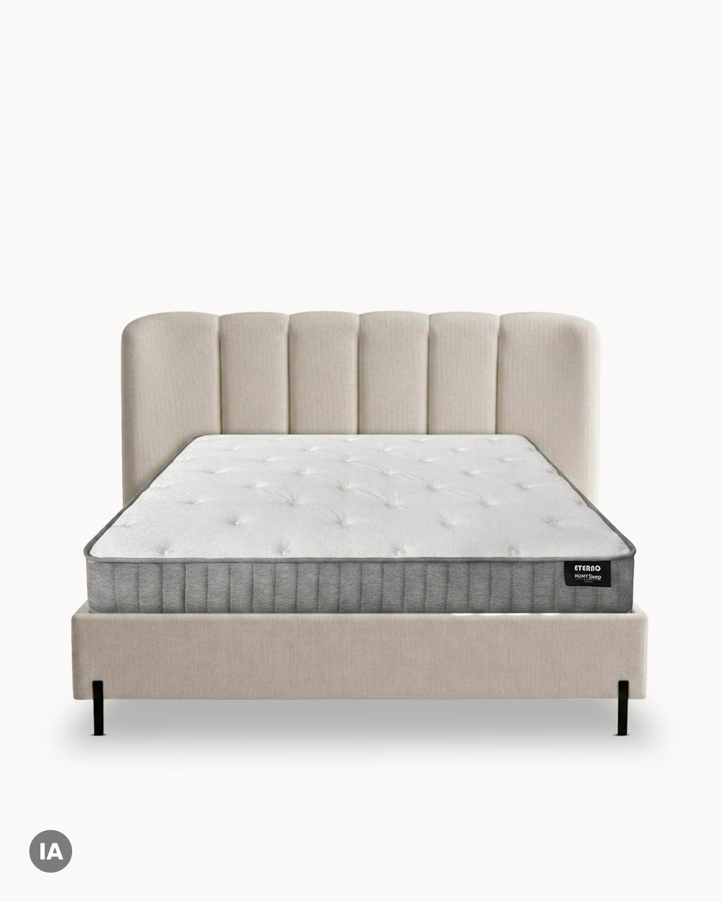 Pack Cama de Casal ATLANTA + Colchão HOMYSLEEP ETERNO