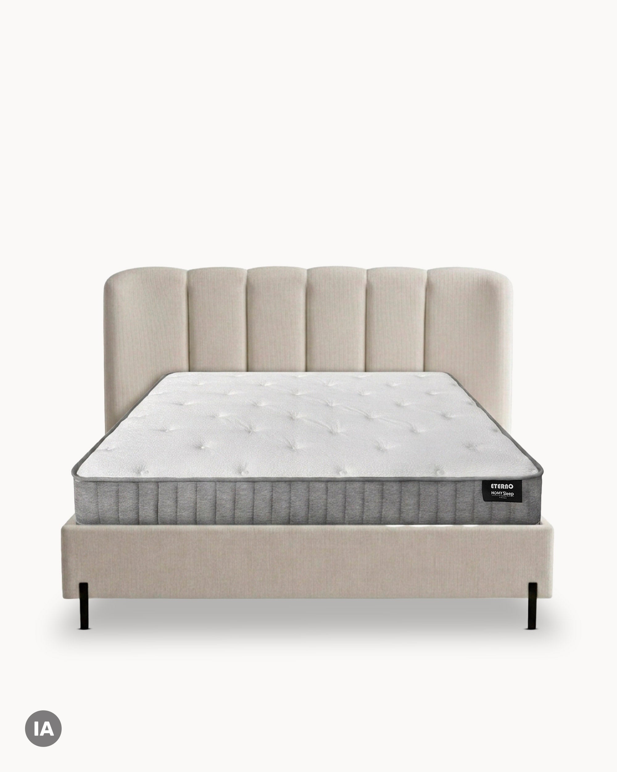 Pack Cama de Casal ATLANTA + Colchão HOMYSLEEP ETERNO